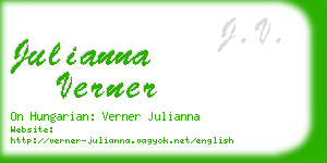 julianna verner business card